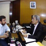 Déda discute calendário de inaugurações com o secretário de Infraestrutura  -