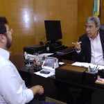 Déda discute calendário de inaugurações com o secretário de Infraestrutura  -