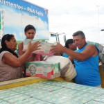 Governo prossegue com entrega de alimentos e leite em Poço Verde - Fotos: Edinah Mary/Inclusão