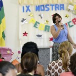 Alunos de escolas estaduais participam de apresentações artísticas da IX Mostra Pedagógica da DEA - A aluna Thayslane Santos