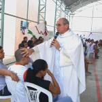 Familiares e adolescentes se emocionam durante confraternização natalina do Cenam - Wigner Quintela