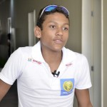 Belivaldo Chagas recebe atletas medalhistas que participaram das Olimpíadas Escolares Brasileiras - O atleta Breno Moraes