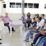 Belivaldo Chagas recebe atletas medalhistas que participaram das Olimpíadas Escolares Brasileiras - O atleta Breno Moraes