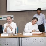 Déda acompanha posse do gerente geral da Petrobras e enfatiza aumento da produção de petróleo em Sergipe -