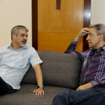 Governador recebe a visita do senador pernambucano Humberto Costa  - O senador Humberto Costa e o governador de Sergipe