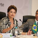 ATENÇÃO IMPRENSA  Credenciamento para atividades da presidenta Dilma em SE - Dilma Rousseff e Marcelo Déda / Foto: Marcos Rodrigues/ASN