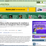Inaugurações em SE com Déda e Dilma ganham destaque em jornais do país -