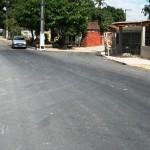 Concluída pavimentação da rodovia que liga Rosário/General Maynard - A comerciante Cleane dos Santos