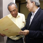 Governador recebe o prefeito da capital no Palácio dos Despachos - Fotos: Victor Ribeiro/ASN