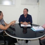 Belivaldo Chagas recebe a visita da secretária de Educação de Aracaju - Fotos: José Santana Filho