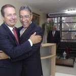 Déda recebe visita do governador de Pernambuco