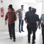 Comitiva da SSP vistoria futuros Cisps de Boquim