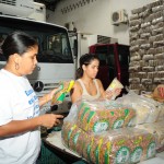 Estado faz inspeção permanente dos alimentos distribuídos a vítimas da seca - Fotos: Edinah Mary/Inclusão Social