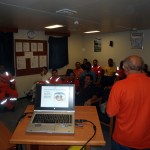 SES discute DST/Aids em plataforma de Piranema - Foto: Ascom/SES