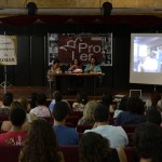 Primeira Roda de Leitura do ano atrai grande público a BPED - Auditório ficou lotado para receber a escritora / Fotos: Ascom/Secult