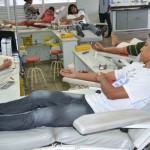 Hemose recebe doações de funcionários de construtora - Fotos: SES