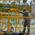 Deso executa limpeza de lagoa de estabilização em Lagarto - Fotos: Ascom/Deso