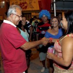 Jackson participa da comemoração carnavalesca na praia do Abaís -