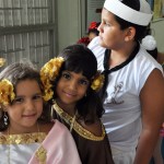 Crianças se divertem em concurso de fantasias da Biblioteca Infantil -