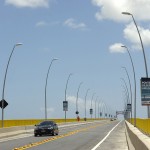 Primeiro final de semana com sergipanos e turistas desfrutando da ponte Gilberto Amado - O agricultor Egídio de Jesus Santos