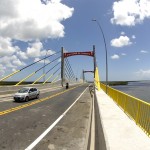 Primeiro final de semana com sergipanos e turistas desfrutando da ponte Gilberto Amado - O agricultor Egídio de Jesus Santos