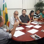 Secretário recebe comissão de professores aprovados no concurso - Fotos: Juarez Silveira/Seed