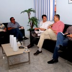 Mardoqueu Bodano recebe visita do prefeito de Tomar de Geru - Foto: Ascom/Cohidro