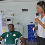 Estoque de sangue para Carnaval precisa de doações - Gerente da Coleta Florita Aquino fala da necessidade de restaurar estoque durante entrevista /  Fotos: Ascom/FSPH