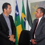 Defensoria Itinerante pode voltar a atuar nos municípios em parceria com a FAMES - Prefeito Tonhão e Raimundo Veiga / Foto: Ascom/Defensoria