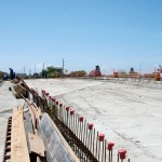 Secretário da Infraestrutura visita obra de duplicação do viaduto do Detran -