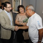Jackson comparece ao lançamento de livro e exposição de Joubert Moraes -