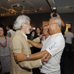 Jackson comparece ao lançamento de livro e exposição de Joubert Moraes -