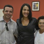 Secretária recebe a visita do prefeito de São Domingos - Foto de Denisson Alves/Secult