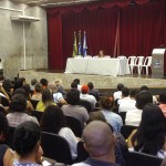 Jackson acompanha palestra e lançamento de livro da historiadora Anita Prestes - Fotos: Marcelle Cristinne/ASN