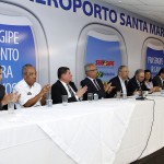 Déda e presidente da Infraero assinam acordo para construção do novo aeroporto de Aracaju - Fotos: Victor Ribeiro/ASN