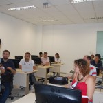 Funcionários do Banese dão treinamento a policiais da Delegacia de Repressão a Crimes Cibernéticos - Treinamento de policiais da DRCC no Laboratório do Centro Administrativo do Banese (Fotos: Ascom/Banese)