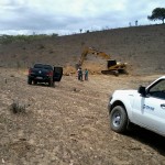 Furto de água provoca desabastecimento em Carira - Vazamento da adutora nova