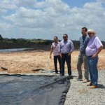 Técnicos da Deso visitam lagoa de estabilização em Lagarto  - Fotos: Ascom/Deso