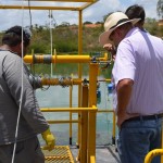 Técnicos da Deso visitam lagoa de estabilização em Lagarto  - Fotos: Ascom/Deso