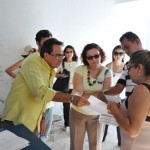 Lúcia Falcón visita obras do Sergipe Cidades em Propriá -