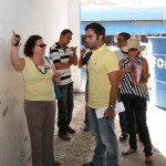 Lúcia Falcón visita obras do Sergipe Cidades em Propriá -