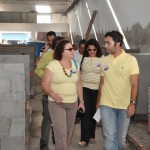 Lúcia Falcón visita obras do Sergipe Cidades em Propriá -