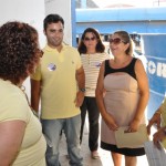 Lúcia Falcón visita obras do Sergipe Cidades em Propriá -