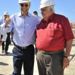Marcelo Déda visita canteiro de obras do novo viaduto do Detran  -