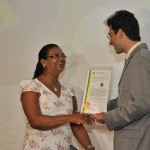 Jackson participa da concessão do selo do INPI que certifica renda irlandesa  - Fotos: Marcos Rodrigues/ASN
