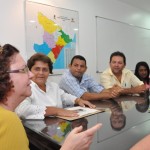 Lúcia Falcón recebe prefeitas do interior sergipano -  Prefeita apresenta pedidos