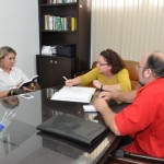 Lúcia Falcón recebe prefeitas do interior sergipano -  Prefeita apresenta pedidos