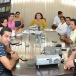Lúcia Falcón recebe prefeitas do interior sergipano -  Prefeita apresenta pedidos