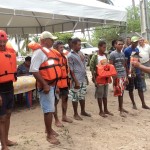 que representou o governo estadual na entrega dos barcos