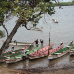 que representou o governo estadual na entrega dos barcos